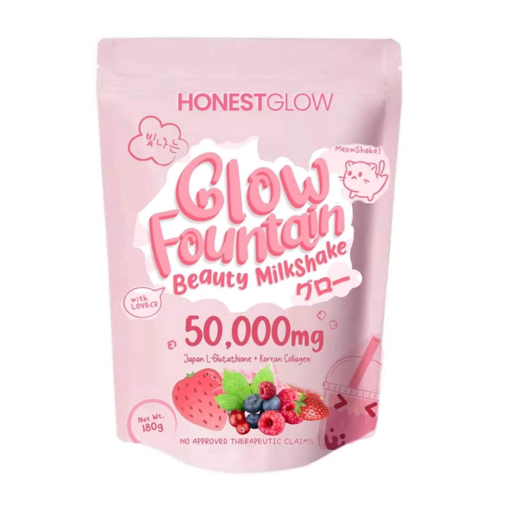Honestglow Glow Fountain Beauty Milkshake 50,000mg with Japan L