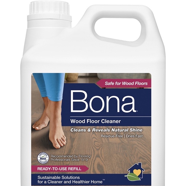 Bona (made in Sweden) Wood Floor Cleaner 4L Refill | Shopee Philippines