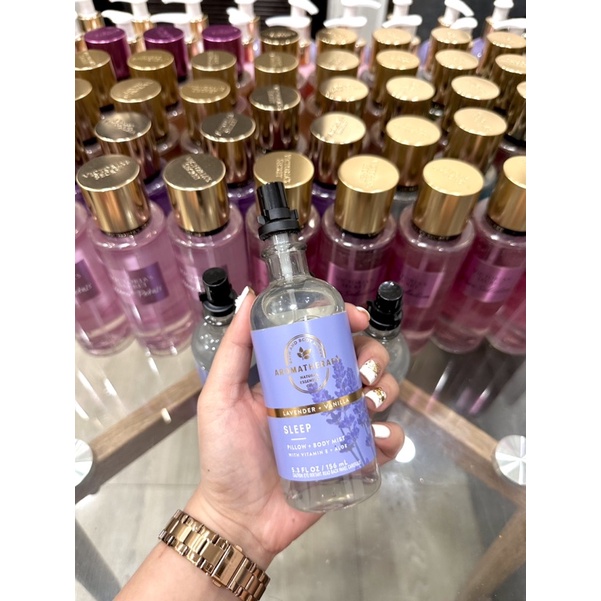 Bath & Body Works Pillow Body Mist Essential Oil Mist Shopee