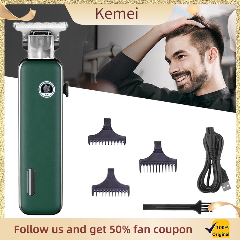 Kemei Electric Hair Clipper KM-5098 Professional Barber Hair Trimmer ...