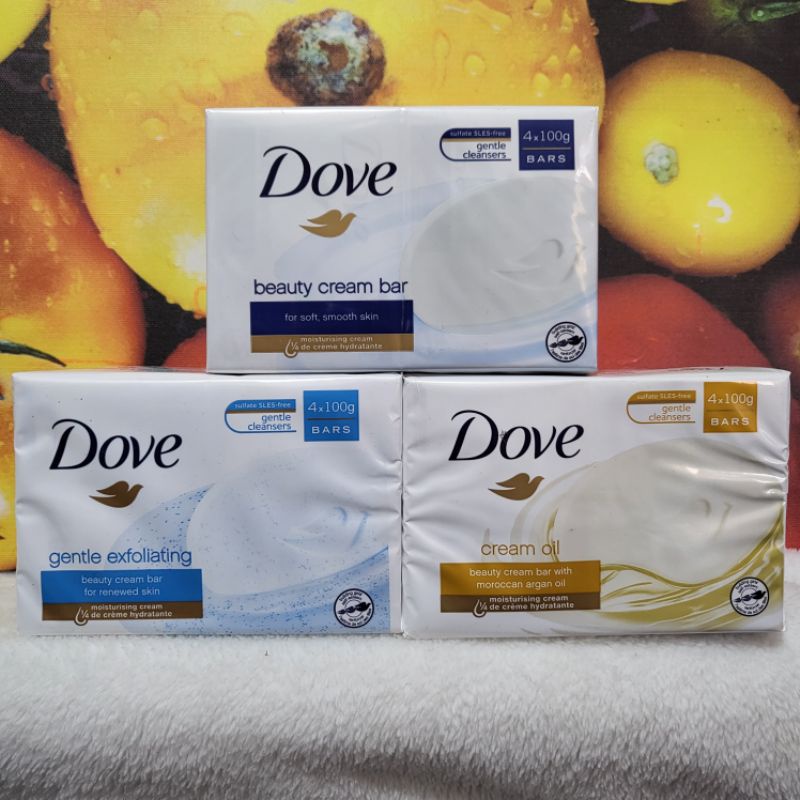 Dove Bath Soap Original Beauty Cream/Cream Oil/Gentle Exfoliating ...