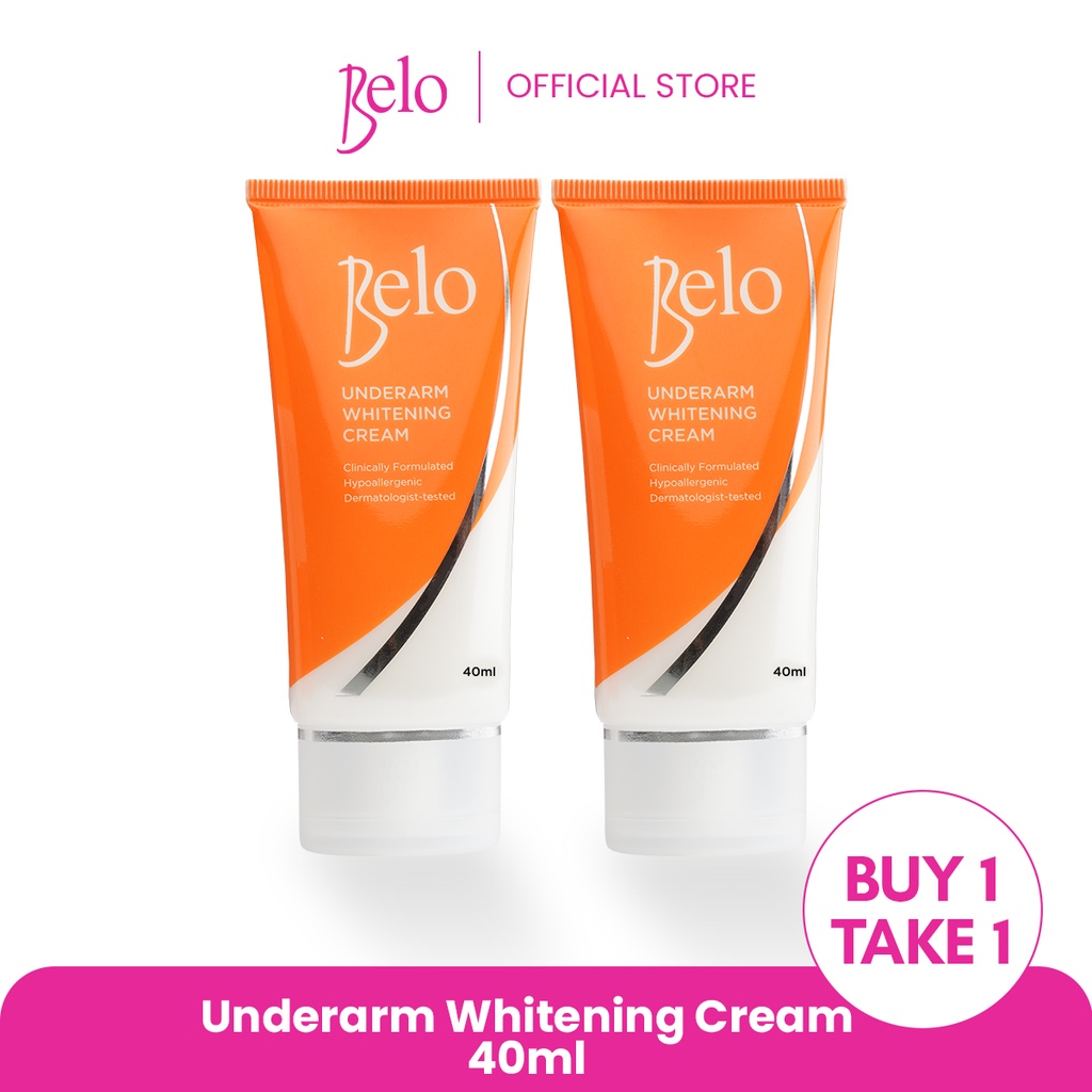 Belo Underarm Whitening Cream 40mL Buy 1 Take 1 Shopee Philippines