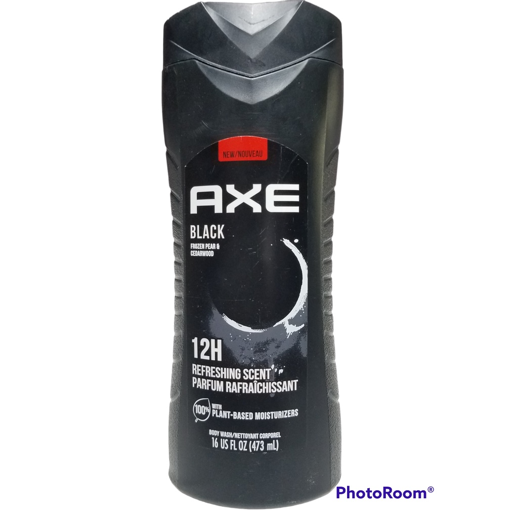 Axe Black Frozen Pear and Cedarwood 12Hr Refreshing Scent Body Wash ...