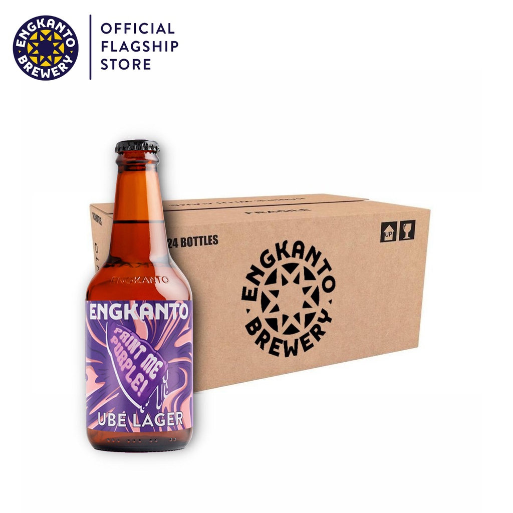 Engkanto Brewery Paint Me Purple Ube Lager 24 Case Brewery Local Craft