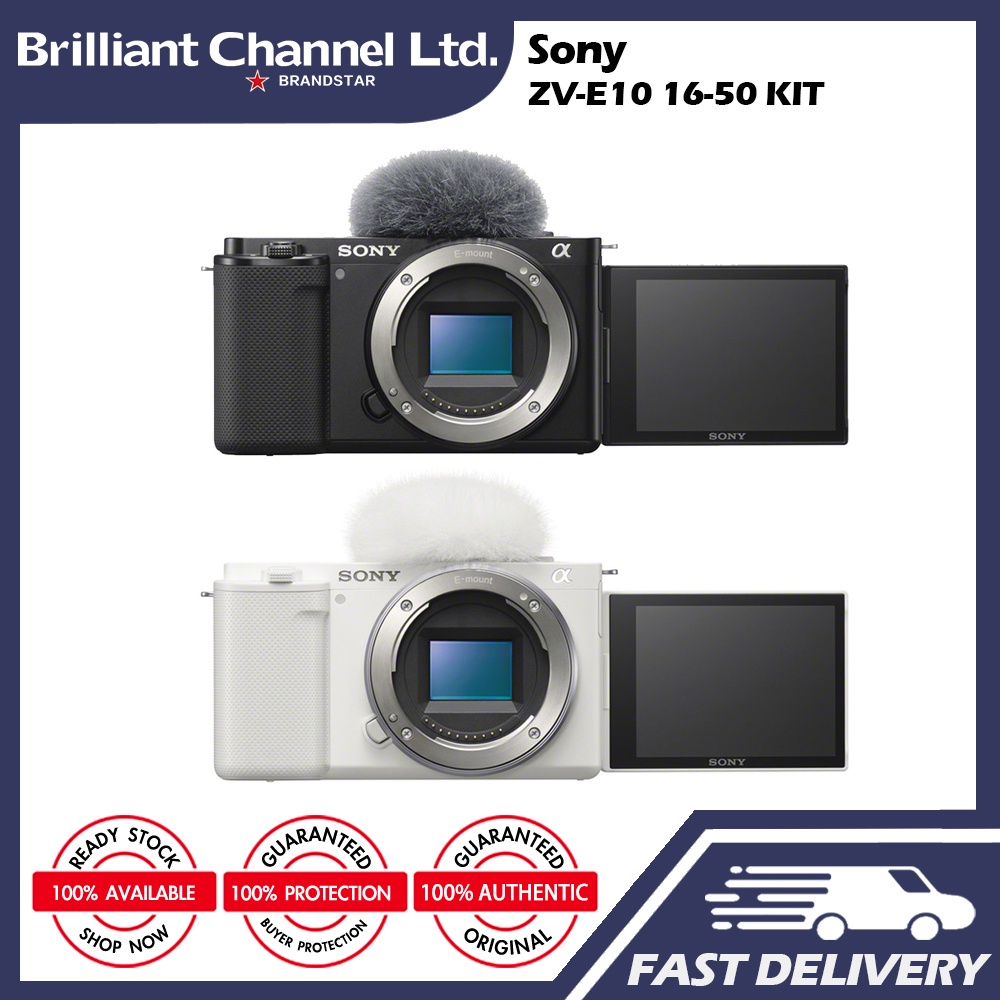 Sony Alpha ZVE10 Mirrorless Camera with 1650MM Lens Kit Set APSC