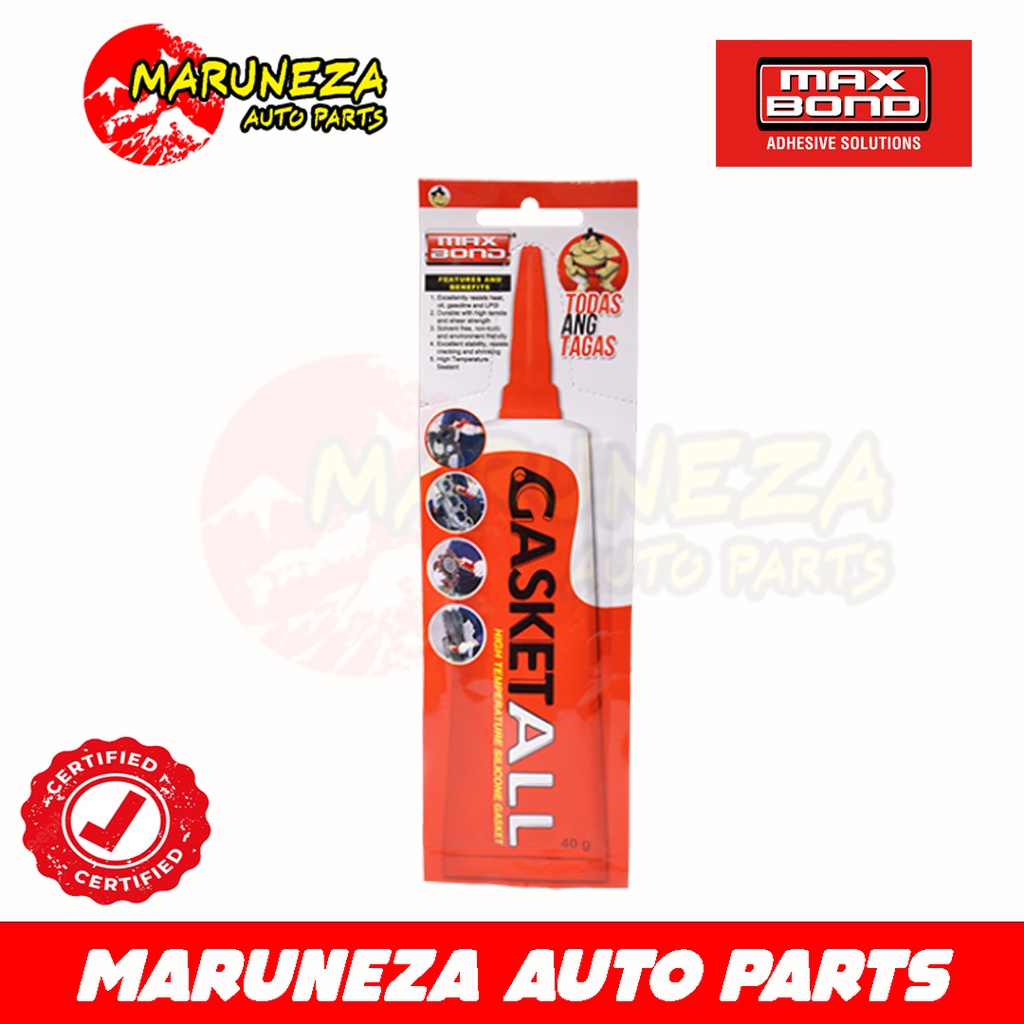 MaxBond GasketAll High Temperature Silicone Gasket 40g Shopee Philippines