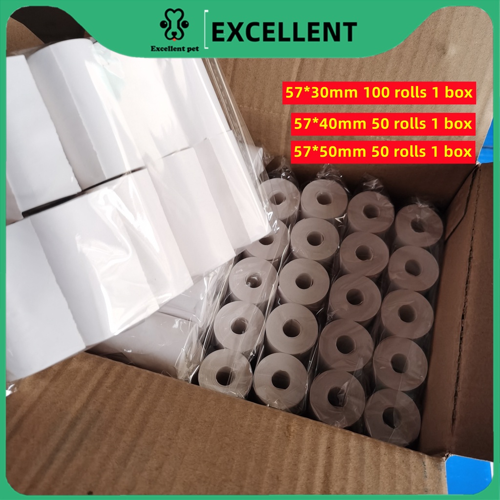 Thermal Paper 57mmx30mm 100Rolls Thermal Paper 57*40mm Thermal Paper57 ...