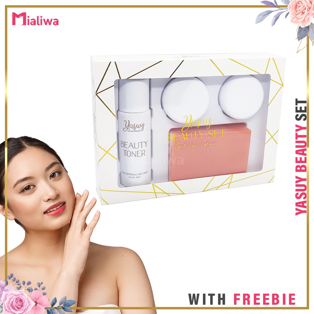 Yasuy Beauty & Whitening Set, Skin Care Exfoliating Kit, Sunscreen Scar Remover Beauty Facial Wash