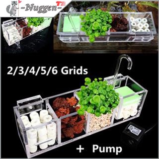 Nuggen  4 in 1 Acrylic Filter Box External Hanging Water Purifier for Aquarium Fish Bowl #2