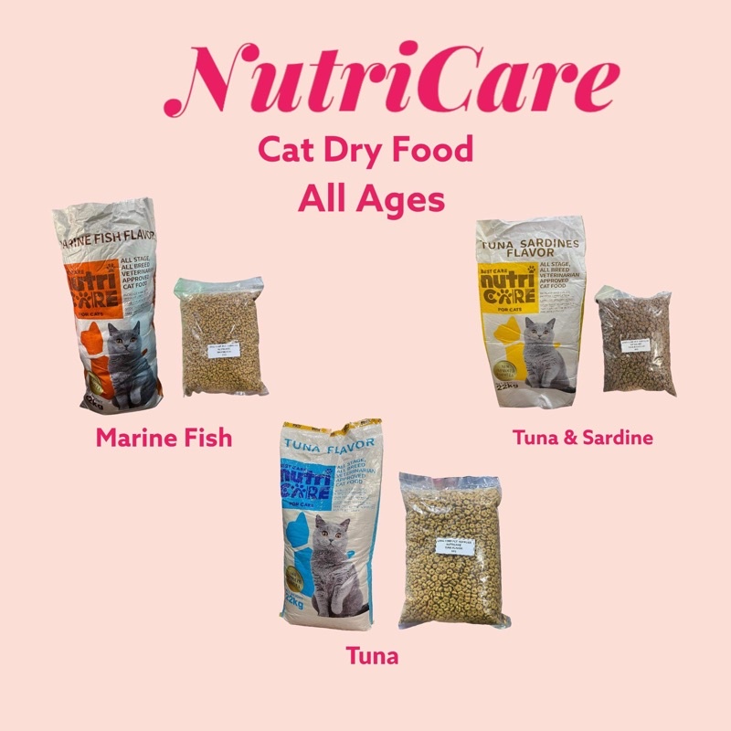 Nutricare Cat Dry Food For All Stages Repacked 1kg Shopee Philippines