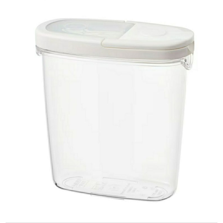 IKEA Dry food jar with lid, clear/white, (2 qt/ 44oz) Shopee Philippines