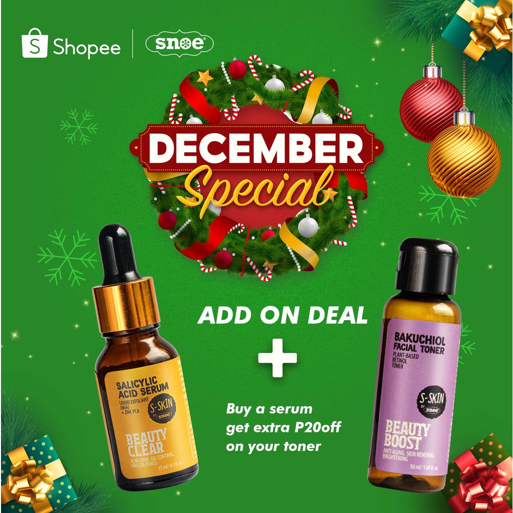 Snoe Beauty SSKIN BHA SALICYLIC ACID + ZINC PCA SERUM Beauty Clear