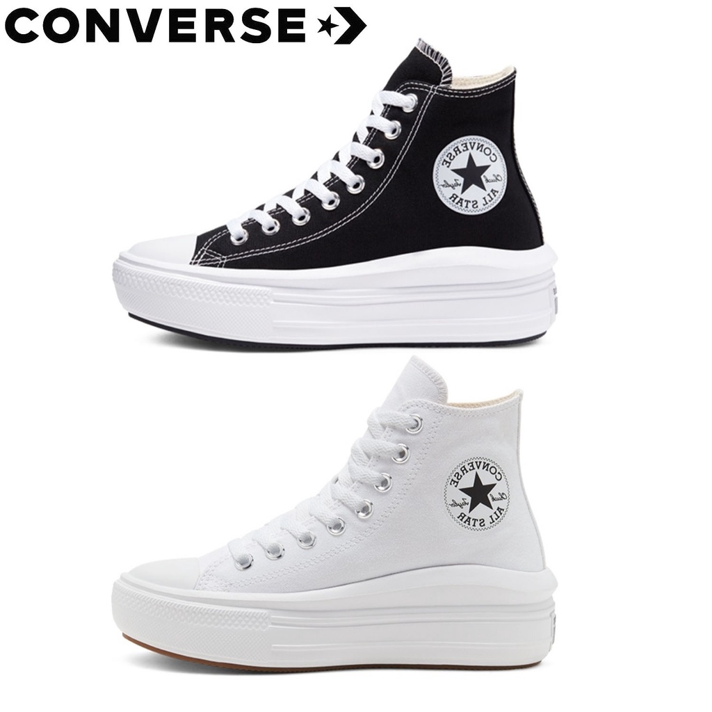 Converse Chuck Taylor All Star Move cloud high cut thick soled canvas
