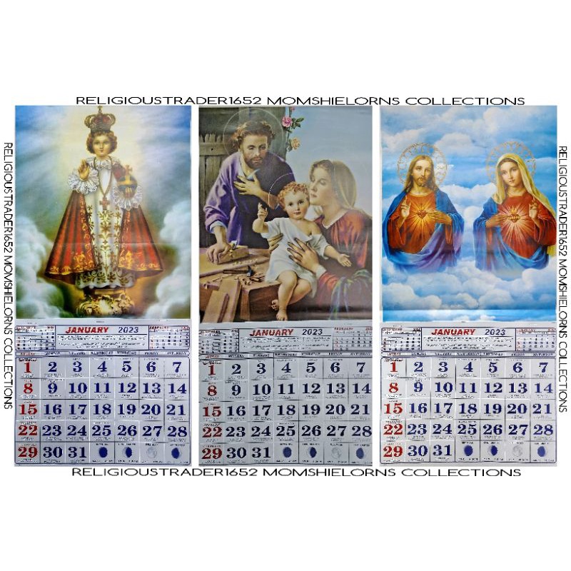 Calendar 2023 CLEARANCE SALE Giveaways / Religious Wall Calendars