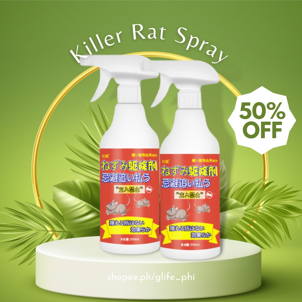 Killer Repellent Rat Spray Safe Anti Rat Spray Repel Mice Cockroaches