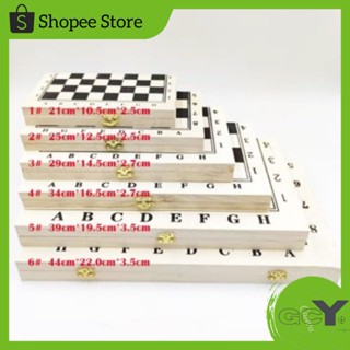 GCY Wooden chess board game toys