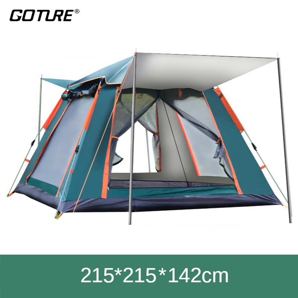 GOTURE Automatic 5-7 Person Tent Portable Outdoor Tent Foldable Camping Family Tent