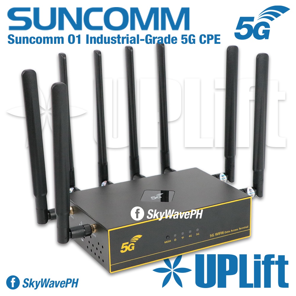 UPLift 01 IndustrialGrade 5G CPE Modem Wifi6 with