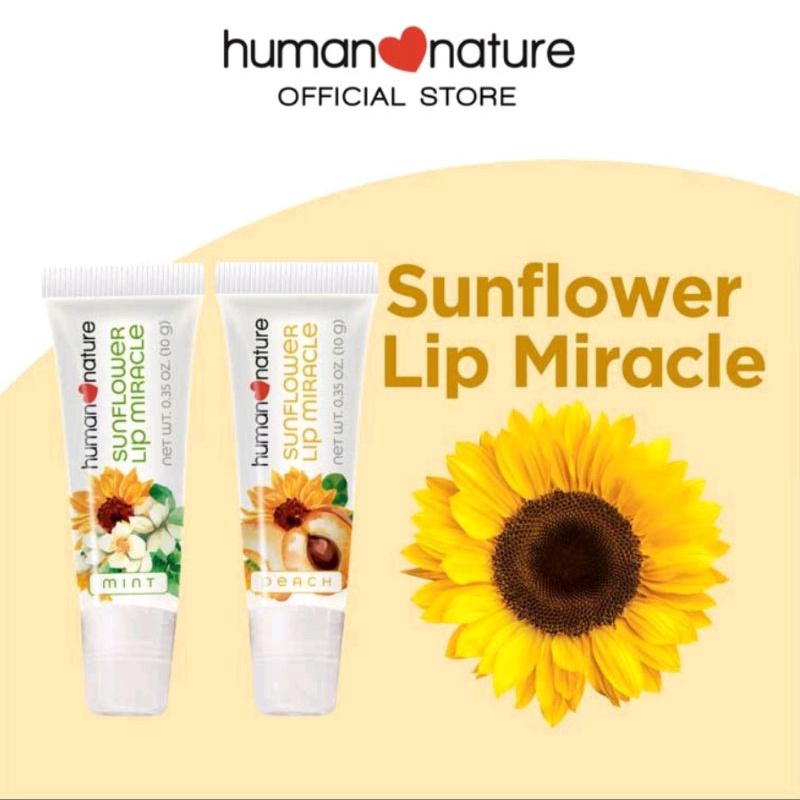 Human Nature Sunflower Lip Miracle Shopee Philippines