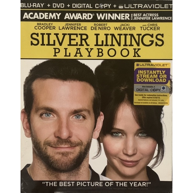 Silver Linings Playbook Blu-ray (Region A) | Shopee Philippines