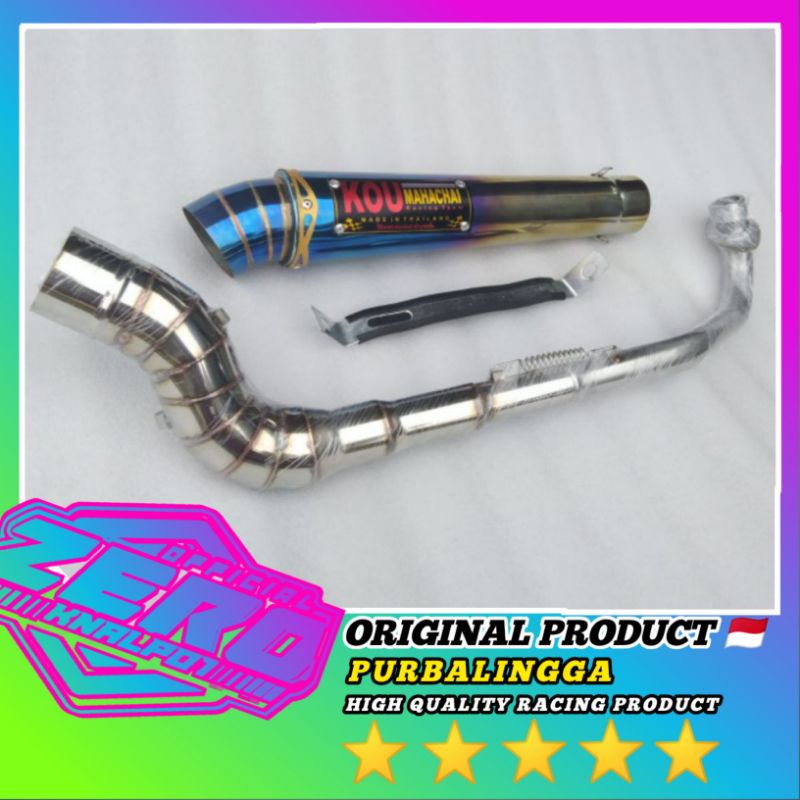 Kou Mahachai Conical Open Specs Exhaust pipe Xrm 125xrm 110wave 125