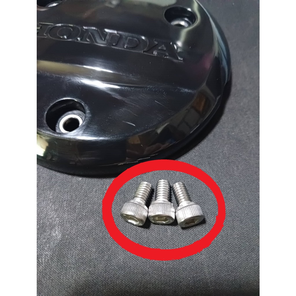 Engine Cover Stainless Bolts(Wave/Xrm/Rs) (3pcs) Shopee Philippines