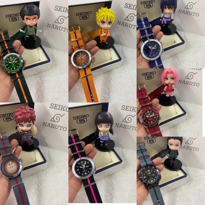 Seiko 5 Naruto watch with extra leather strap free box and paperbag  oemwatchstore | Shopee Philippines