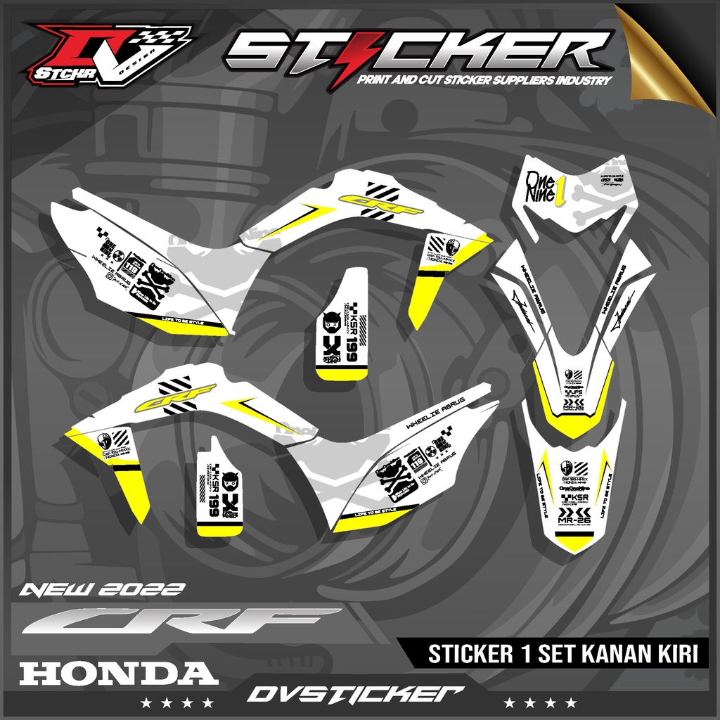 Sticker Decal Crf 150l 021 Minimalist Fullbody Dekal Crf 150l Trail Supermoto Shopee Philippines 0066