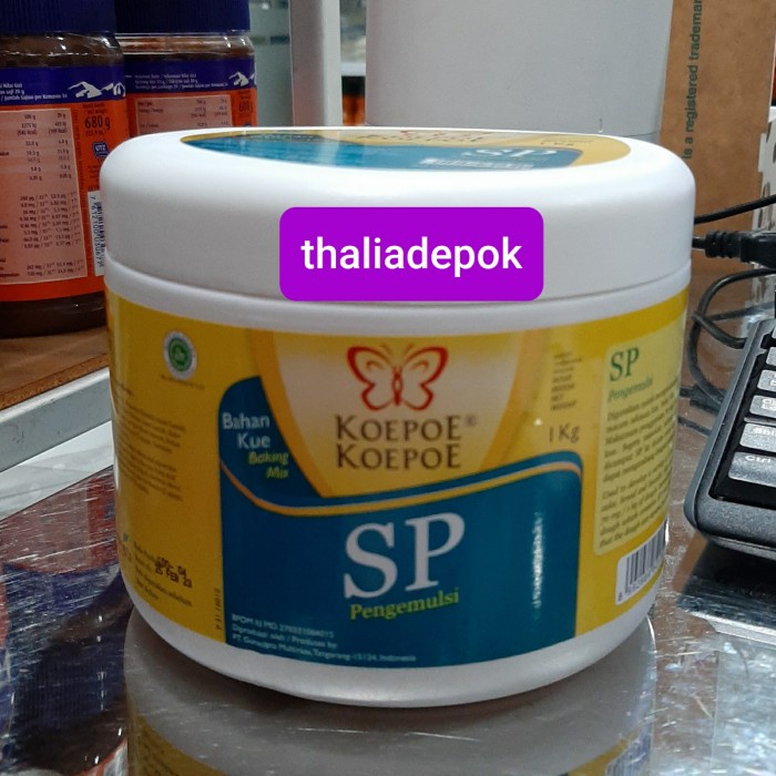 Powd Koepoe Sp Emulsifier Cake Making Ingredients/Cake 1Kg Shopee