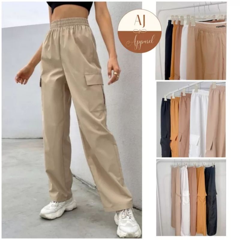 Alice Zara Cargo Side Pocket Pants | Shopee Philippines