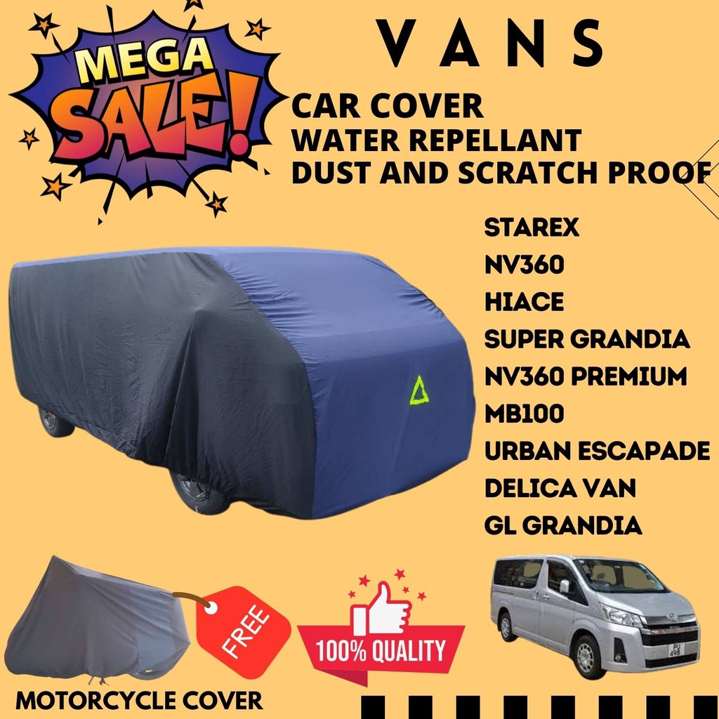 CAR COVER VAN * STAREX * HIACE *GRANDIA* VAN FOTON*L300*URBAN WATER
