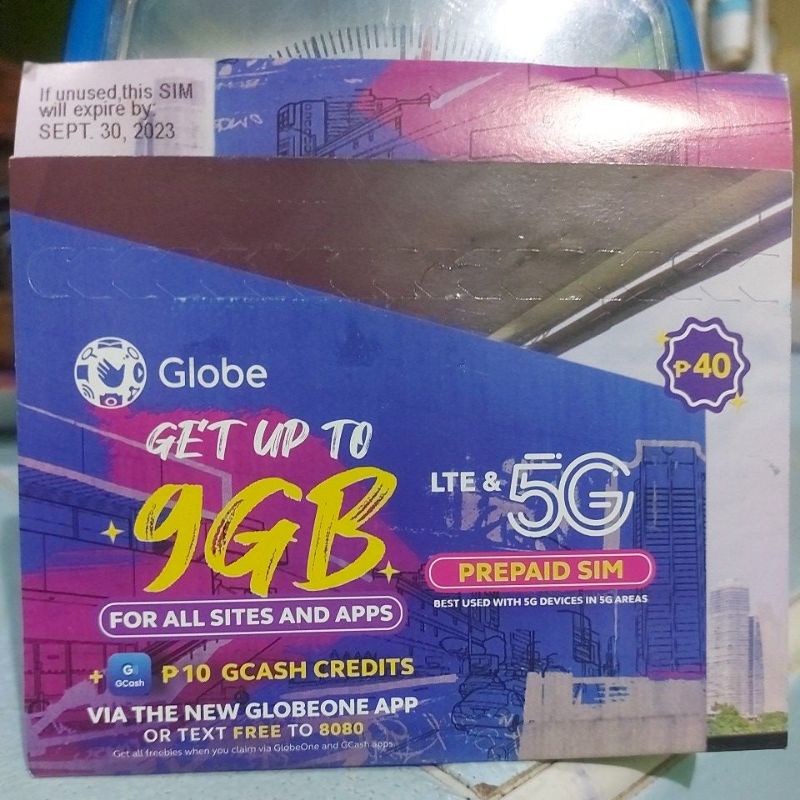 Sim Card Globe LTE& 5G prepaid sim | Shopee Philippines