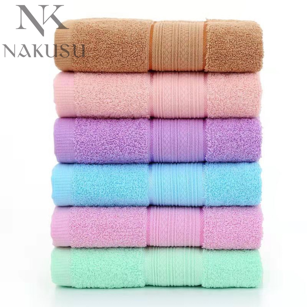 Nks Cannon Classic A Makapal 400g Super High Quality Plain Bath Towel 70 X 140cm Shopee 8222