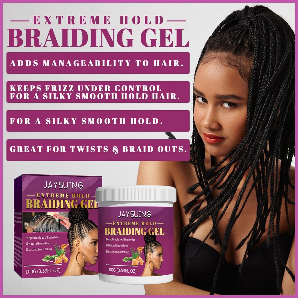 Braids Gel Extreme Hold Natural Twist Gel Styling Hair Tool for