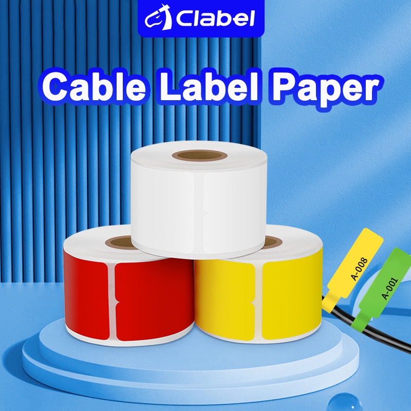 CLABEL 220B Paper Label Printing Paper Wire And Cable Label Thermal