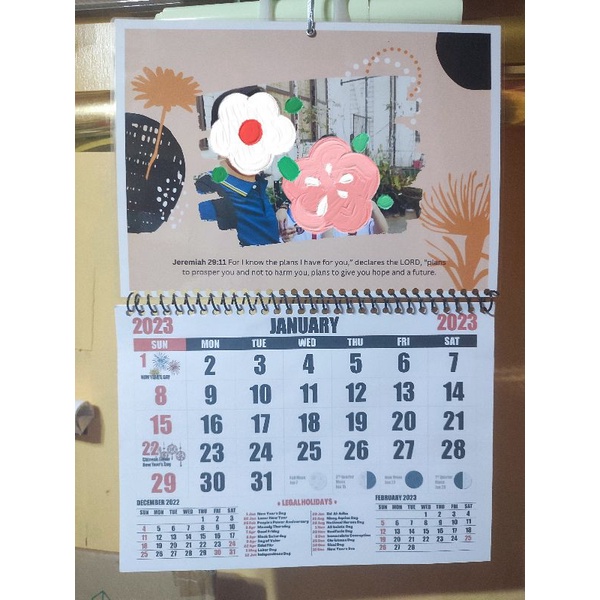 Personalized Wall Calendar A3 Shopee Philippines