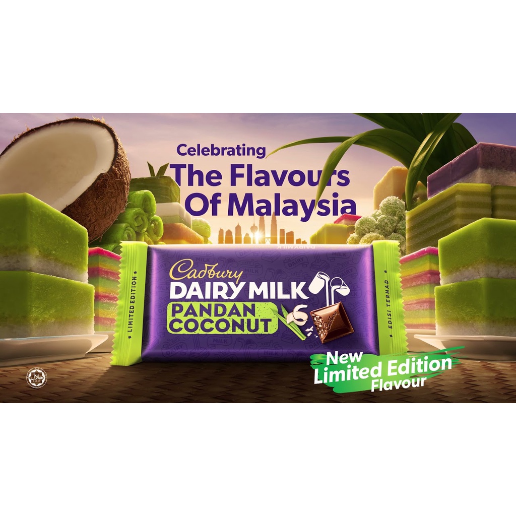 [Halal] Cadbury Dairy Milk Chips More! Cadbury Dairy Milk Pandan