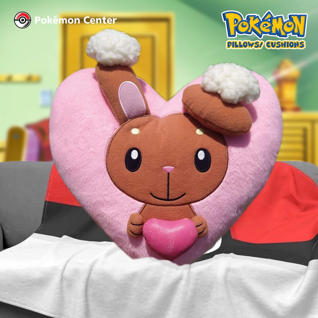 Mini Buneary Heart Pokemon Pillow Plush (Pokemon Center) Shopee