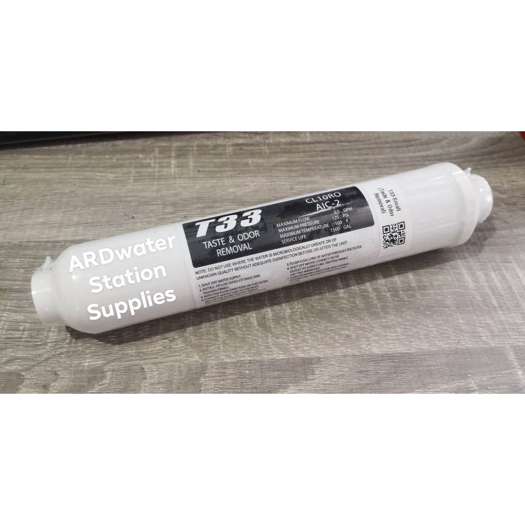 CL10RO AIC 2 T33 GAC Carbone Inline Osmose inverse filter Shopee