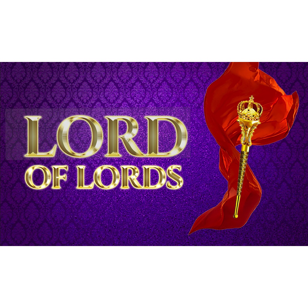 Worship Flags and Banners Crown Lord of Lords Jesus Christian Flags Lightweight Polyester Fabric