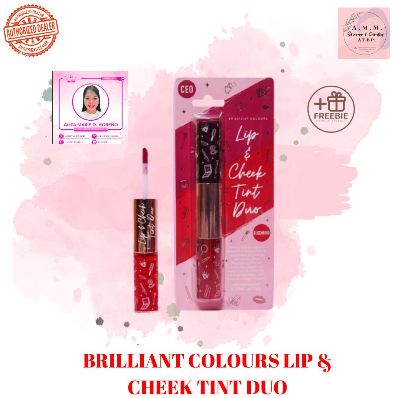 Brilliant Colours Lip and Cheek Tint Duo ( New product ) Shopee