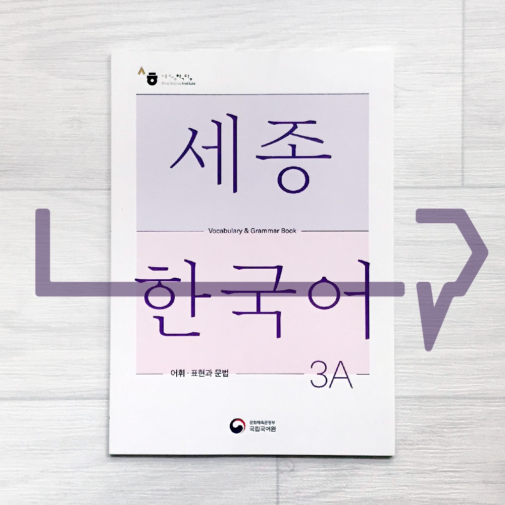 Sejong Korean Vocabulary & Grammar Book 3A (2022 Edition). Korea ...