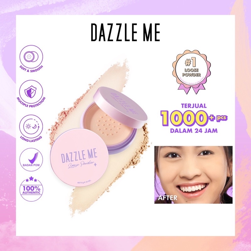 Dazzle ME Always Setting Loose Powder | Soft and smooth Powder | Shopee ...