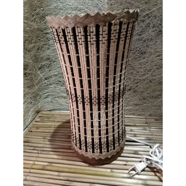 kawayan table lampshade size 6x12 inches Shopee Philippines