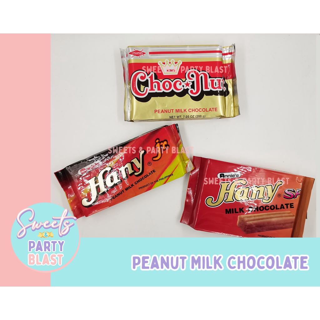 Hany SP | Hany Jr. | Choc Nut Peanut Milk Chocolate | Shopee Philippines