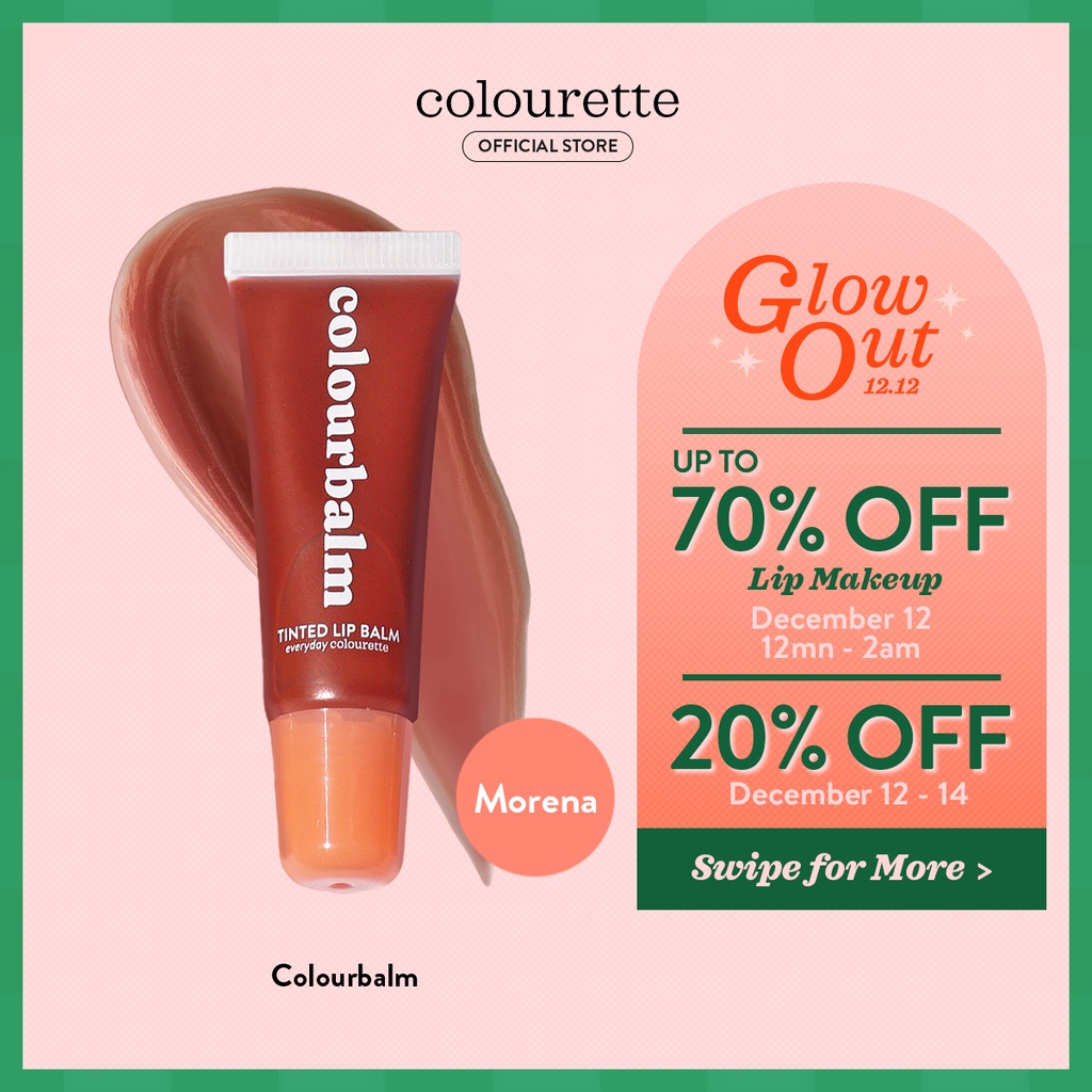 Colourette Colourbalm in Morena [Tinted Lip Balm, Gloss Balm, Lip