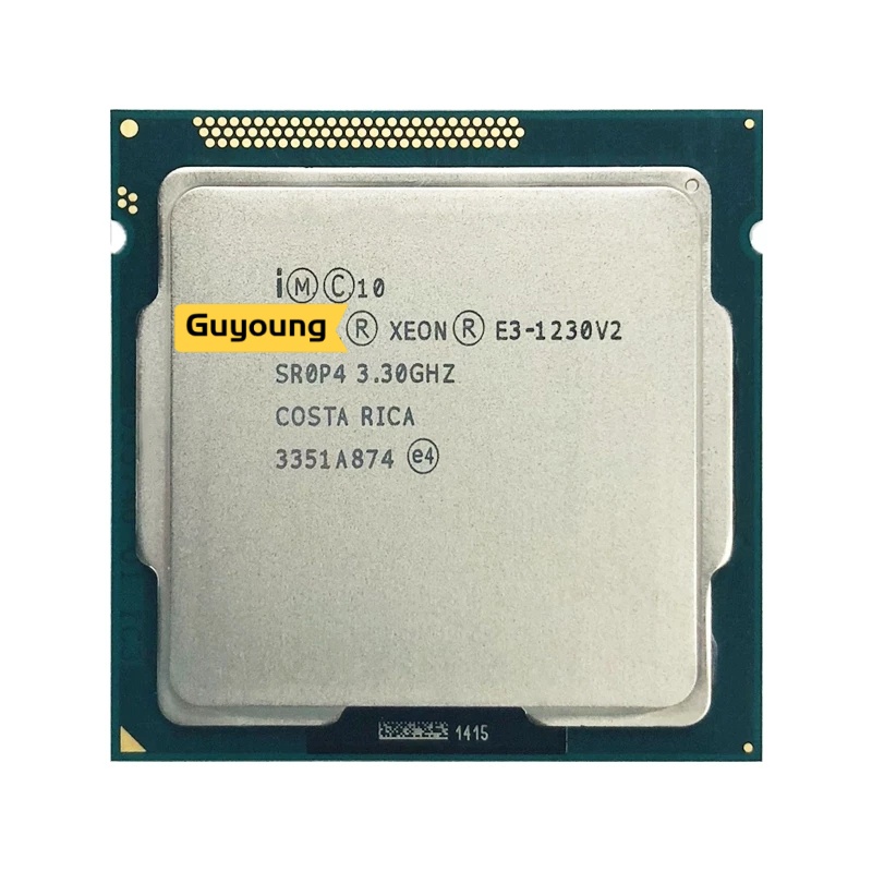 Xeon E3-1230 v2 E3 1230v2 E3 1230 v2 3.3GHz Quad-Core CPU Processor 8M ...