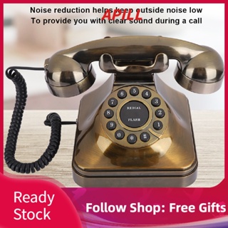 [READY STOCK] Vintage Landline Phone Antique Bronze Telephone Desktop Caller Home Office WX-3011#