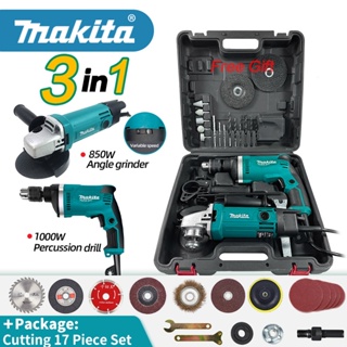 smash 115 accessories motorcycle ✵Makita original 2in1 Electric Impact Drill and grinder and drill S