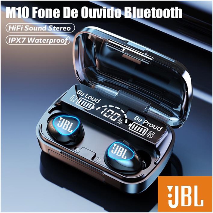 JBL M10 TWS Wireless Headset Bluetooth 5.1 9D Waterproof Microphonejbk